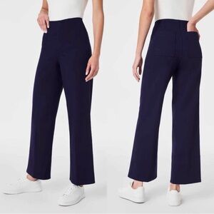 SPANX Super Smooth Stretch Twill Cropped Wide Leg Women's Pants